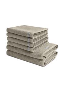 Набор полотенец Ross Sensual Skin Zopf, 8 штук, бежевый