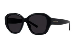 Givenchy Ацетатные солнцезащитные очки неправильной формы унисекс черные, Black