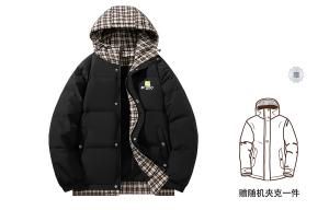 Пуховик унисекс FIDO DIDO, Черный