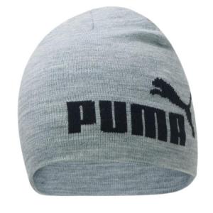 Акриловая шапка унисекс серая PUMA