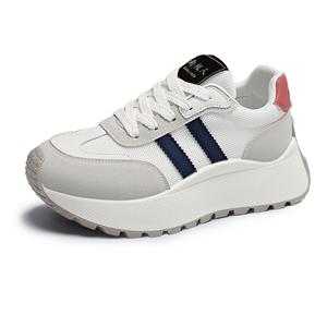 Нескользящие износостойкие низкие повседневные туфли для женщин NANJIREN, Beige Blue