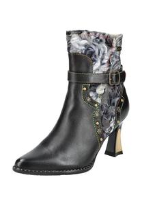 Ботильоны из кожи/текстиля Laura Vita, черный