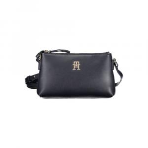 Синяя полиэтиленовая сумка Tommy Hilfiger, синий