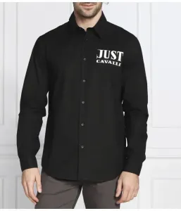 Рубашка regular fit Just Cavalli, черный