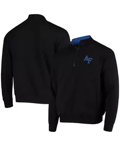 Толстовка Men's Air Force Falcons Tortugas Team Logo Quarter-Zip Jacket Colosseum, черный