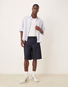 Длинные джинсовые шорты ASOS DESIGN в необработанном виде