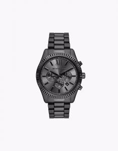 Мужские часы Lexington Chronograph, черные, из нержавеющей стали Michael Kors