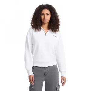 Толстовка Guess Jeans Dark half zip, белый