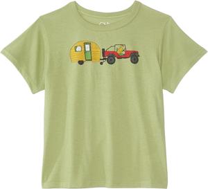 Футболка Chaser Kids Jeep Dog Tee, цвет Pale Fern