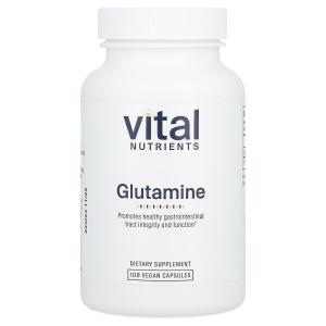 Глутамин Vital Nutrients, 100 капсул