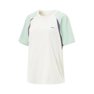 LINING Футболка Fitness Series женская ivory/dust gray green