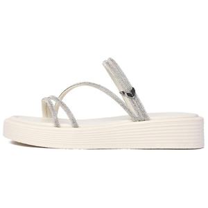 JOSINY Женские противоскользящие устойчивые к истиранию шлепанцы из полиуретана PU - экрю, цвет Ecru