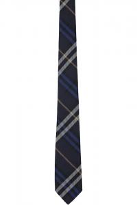 Шелковый галстук Check Burberry, цвет ink