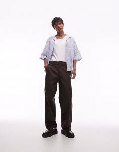 Свободные рабочие брюки 247 темно-коричневого цвета Dickies