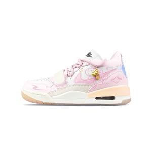 Legacy 312 Abrasion Resistant Low top Vintage Basketball Shoes Women's Jordan, розовый