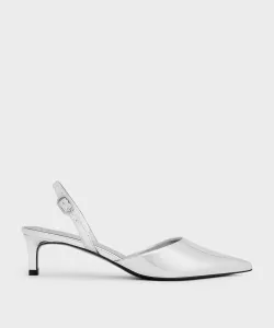 Туфли Charles & Keith, цвет Silver