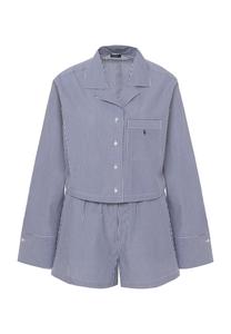 Укороченные женские пижамы в полоску-рубашке POLO RALPH LAUREN, цвет Sortiert