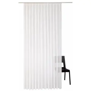 Штора Audrey с сборкой, 1 шт. Wirth, белый