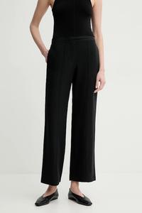 Брюки с добавлением льна SAHANI Samsoe Samsoe, черный