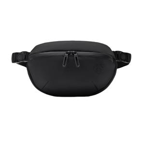 DESCENTE Кожаная сумка через плечо мужская черная, Black