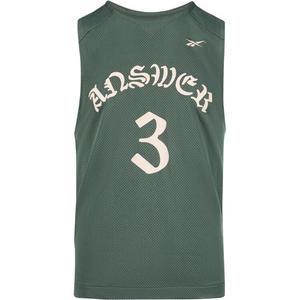 Майка мужская армейский зеленый Reebok, зеленый