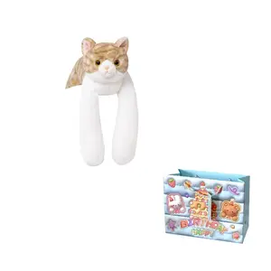 Мягкая игрушка котенок 70 см MORTEN SOLUM, коричневый