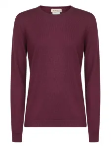 Свитер с круглым вырезом Blanca Vita, фиолетовый