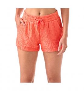 Женские шорты из махровой ткани Palm Terry Tavi, Hot coral