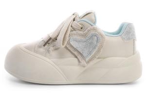 Кеды, скейтборд обувь женская низкая Wenpu, серебряный