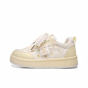 PARK DANCE Женские низкие скейтерские кеды желтые, цвет Yellow