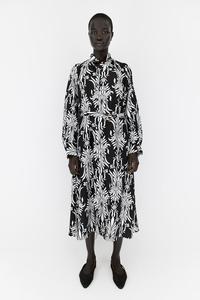 Платье миди с воротником H&M, черный