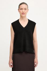 Хлопковый жилет Marc O'Polo, черный