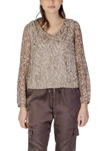 Блуза Street One с принтом, бежевый
