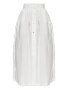 Юбка макси со сборками Posse, белый