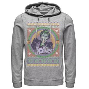 Мужская вязаная толстовка в стиле ретро с Бэтменом и Джокером DC Comics