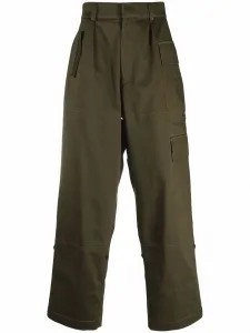 Прямые брюки карго Loewe, зеленый