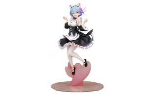 Фигурка Rem из Re:Zero − Starting Life in Another World, Rem, девушка с кошачьими ушками, масштаб 24 см MegaHouse