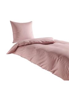 Traumschlaf Полосатое постельное белье розового цвета