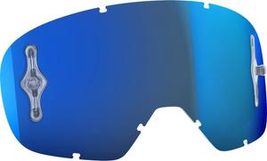 Сменная хромированная линза для Scott buzz mx works, Electric Blue