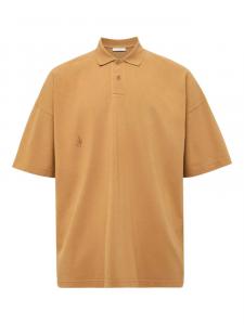 Рубашка поло с принтом якоря JW Anderson, коричневый