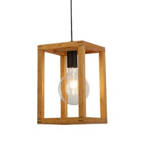 Подвесной светильник searchlight Square, бамбук