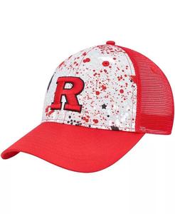 Мужская серая кепка Scarlet Rutgers Scarlet Knights Love Fern Trucker Snapback Colosseum, серый