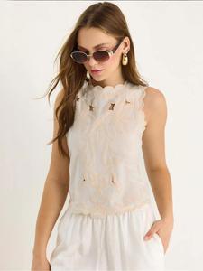 Bianco Lucci Блузка в натуральном белом