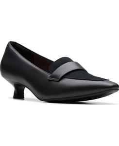 Женские туфли-слипоны Scarlyt Mabel Clarks, Black Leather