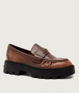 Кожаные лоферы Frankie Marc Jacobs, коричневый