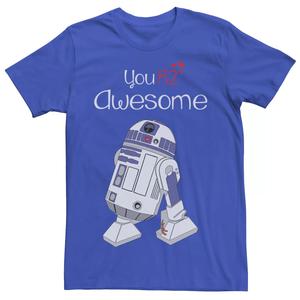 Мужская футболка с рисунком R2-D2 Your'e Awesome Star Wars