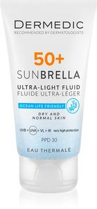 Эмульсия для загара Sunbrella для сухой кожи Dermedic, spf 50+ 40 мл