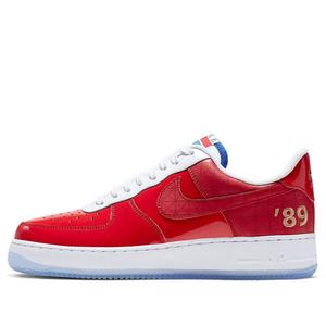 Кроссовки air force 1 низкие Nike, красный