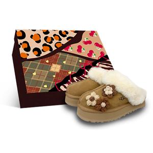 Eva устойчивые к истиранию тапочки с закрытым носком женские chestnut brown UGG, Chestnut