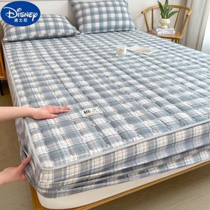 Disney Простыня на резинке 180х200 см, стеганая, с наполнителем из хлопка Синьцзян, антиклещевая, цвет Jianyi Grey